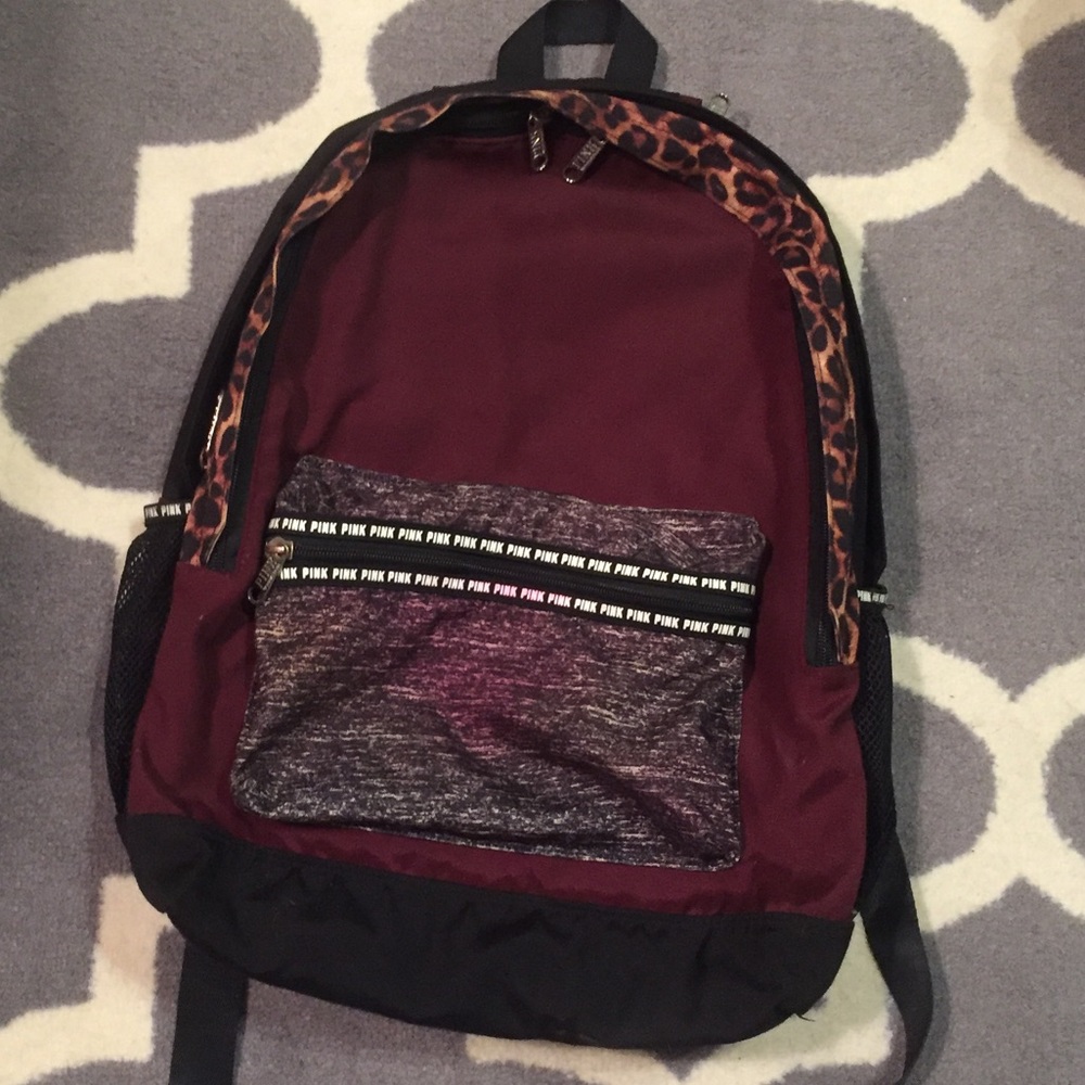 Pink backpack